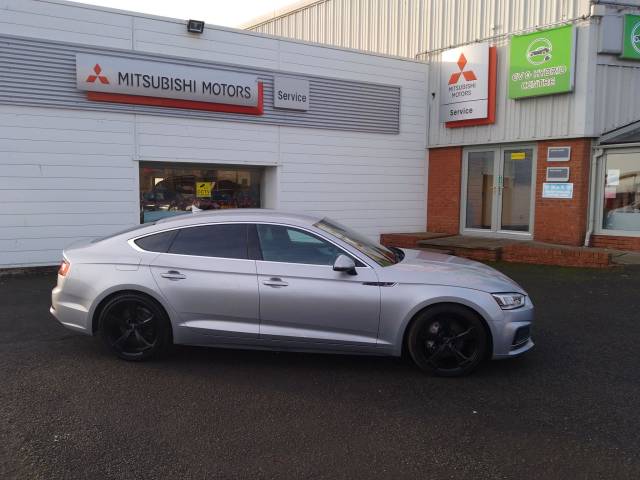 Audi A5 2.0 TDI Quattro S Line 5dr S Tronic Hatchback Diesel SILVER