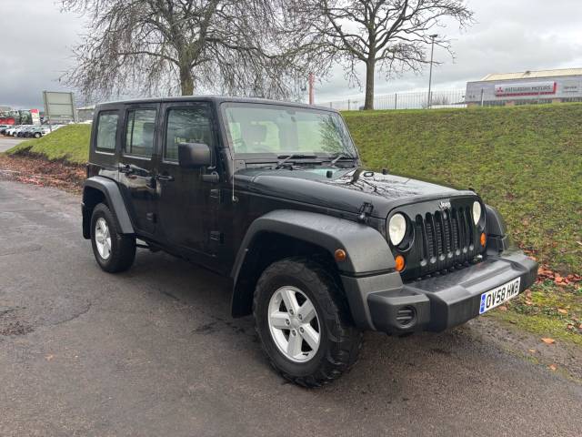 Jeep Wrangler 2.8 CRD Sport Unlimited 4dr Convertible Diesel BLACK