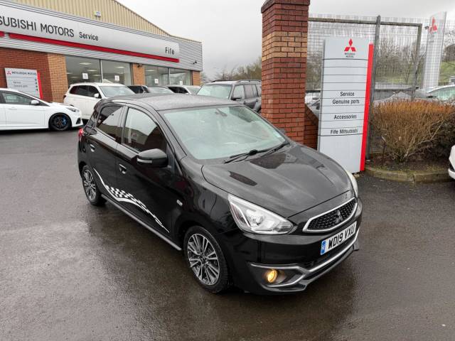 Mitsubishi Mirage 1.2 4 Euro 6 (s/s) 5dr Hatchback Petrol Black